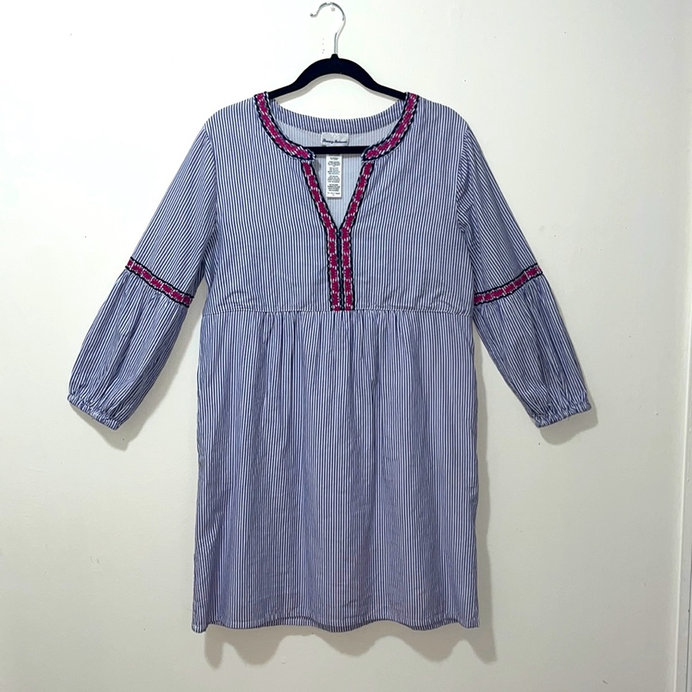 {Tommy Bahama} Embroidered Dress